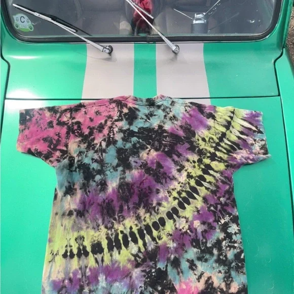 Vintage 1989 Stevie Ray Vaughan & Double Trouble Tie-Dye T-Shirt XL -Collector - Picture 4 of 5